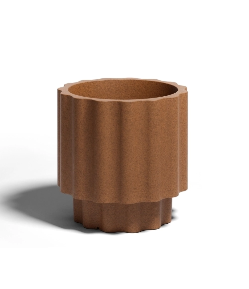 Donica ogrodowa efekt stalowej rdzy Ribbo 45